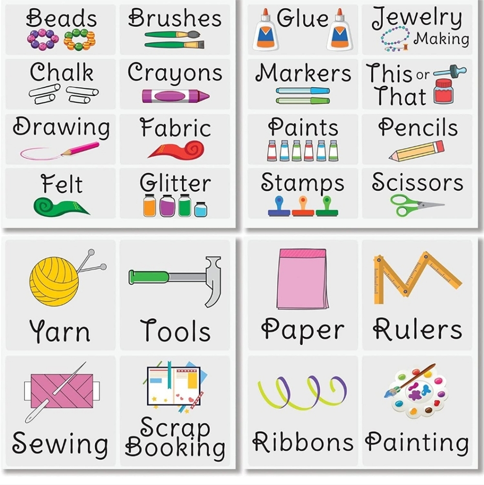 Craft Storage Labels